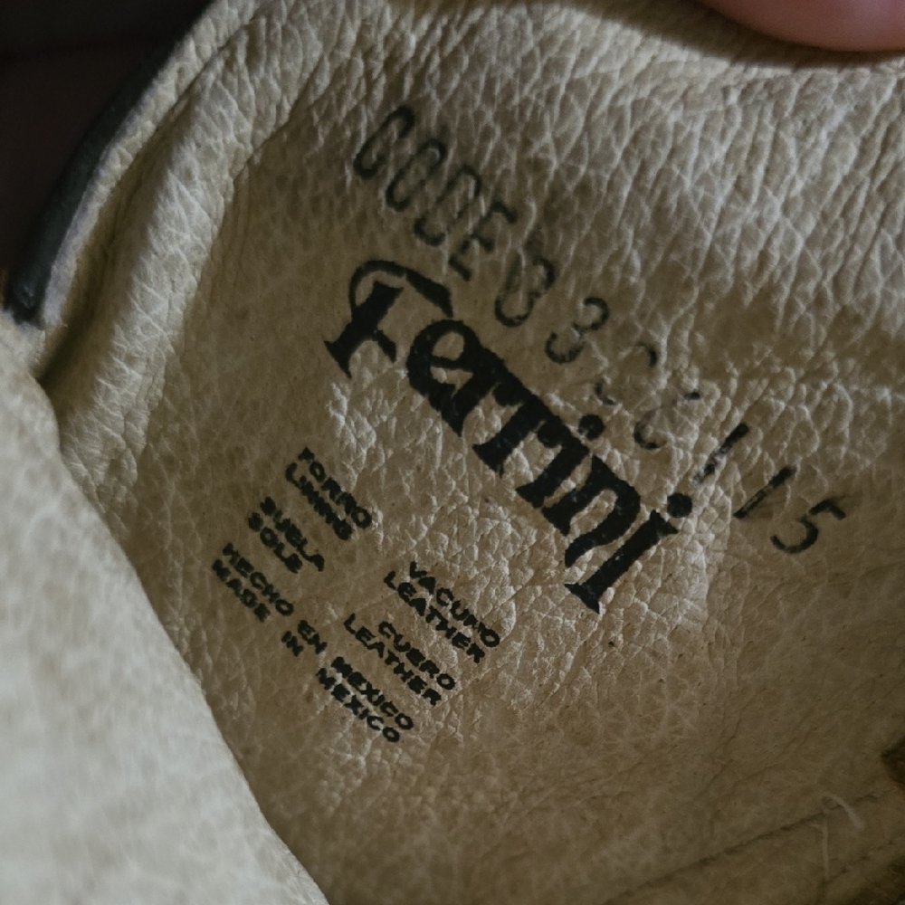 Ferrini Brown Tan Heeled Boots - Picture 2 of 4